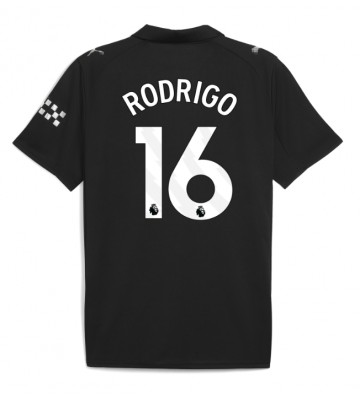 Manchester City Rodri Hernandez #16 Segunda Equipación 2025-26 Manga Corta Manchester City Rodri Hernandez #16 Segunda Equipación 2025-26 Manga Corta